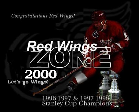 ENTER THE RED WINGS ZONE